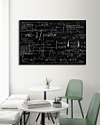 Obraz Matematické vzorce a rovnice, matematika